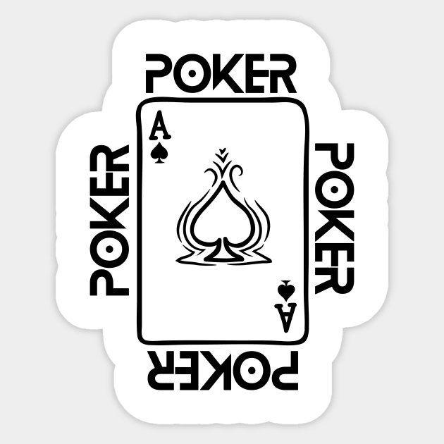 Poker Poker Poker Poker Sticker by NICHE&NICHE